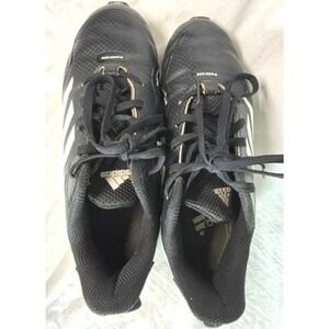 Adidas Icon Bounce Baseball Cleats Black White S23919 Kids Size 4 US